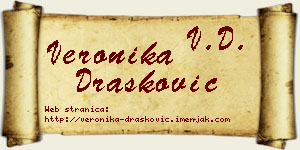Veronika Drašković vizit kartica
